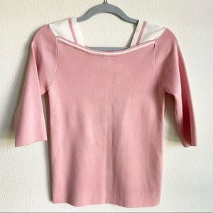 New Vila Milano light sweater, pink, size S